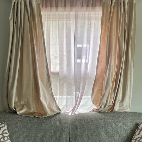 Sonoma Other - Sonoma Pink Sheer Curtains